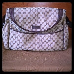 Gucci diaper bag